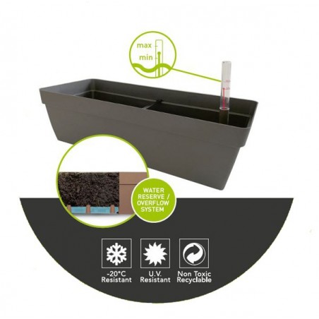 Žardinjera Melrose sa mjeračem nivoa  i rezervoarom vode